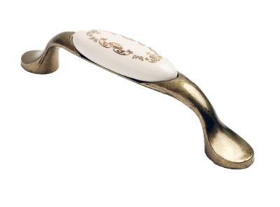 Ручка скоба KAR UZ AB 96мм бронза (002-001315)